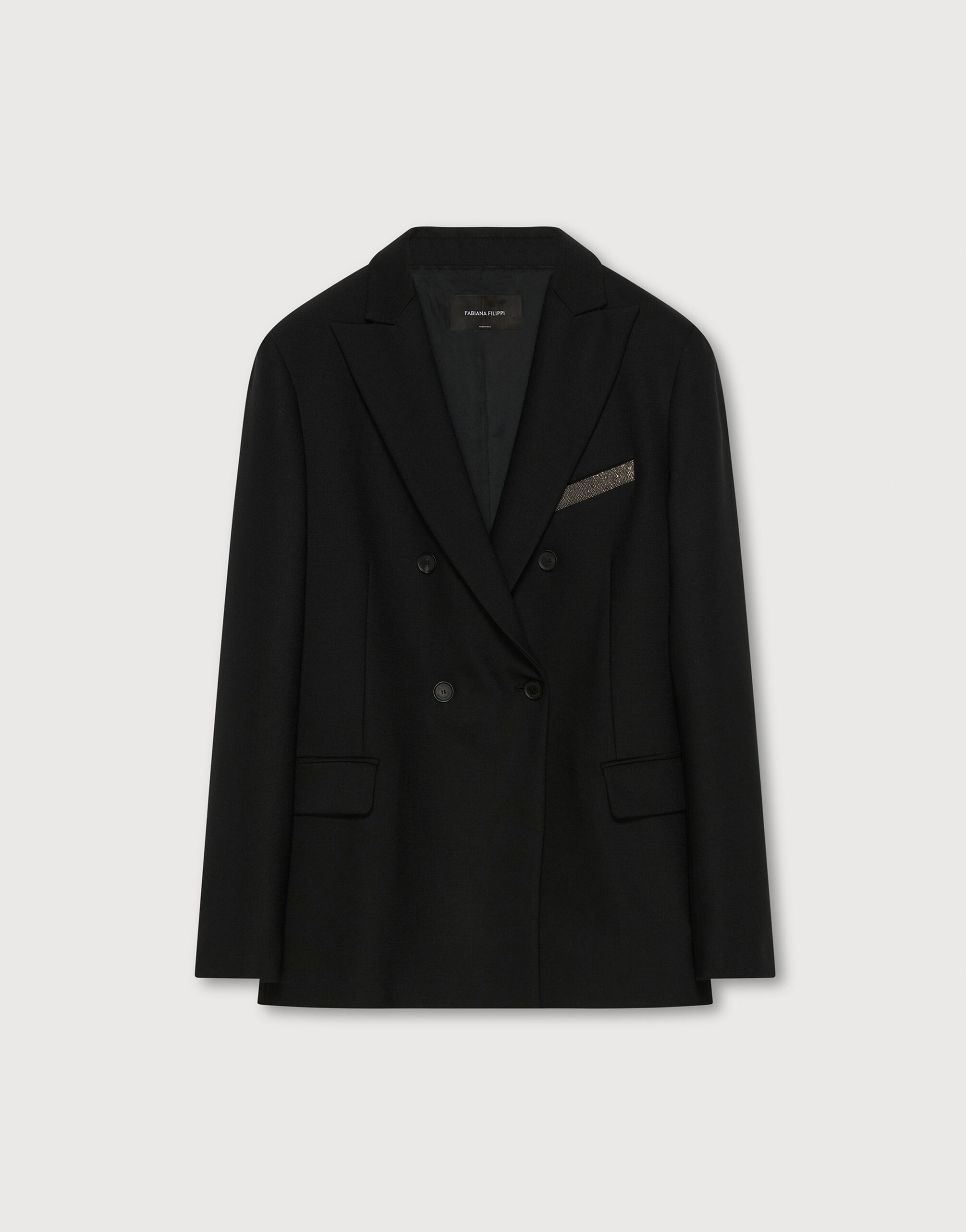 Zara black outlet double breasted blazer