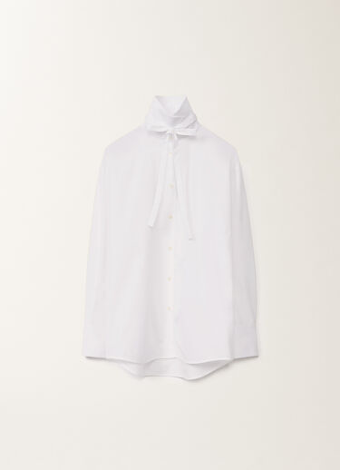 Fabiana Filippi Poplin boyfriend shirt, optical white WHITE CAD265F329D6500000
