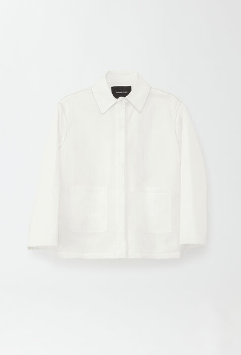 Fabiana Filippi Padded shirt jacket, white CTD274F567D6420000