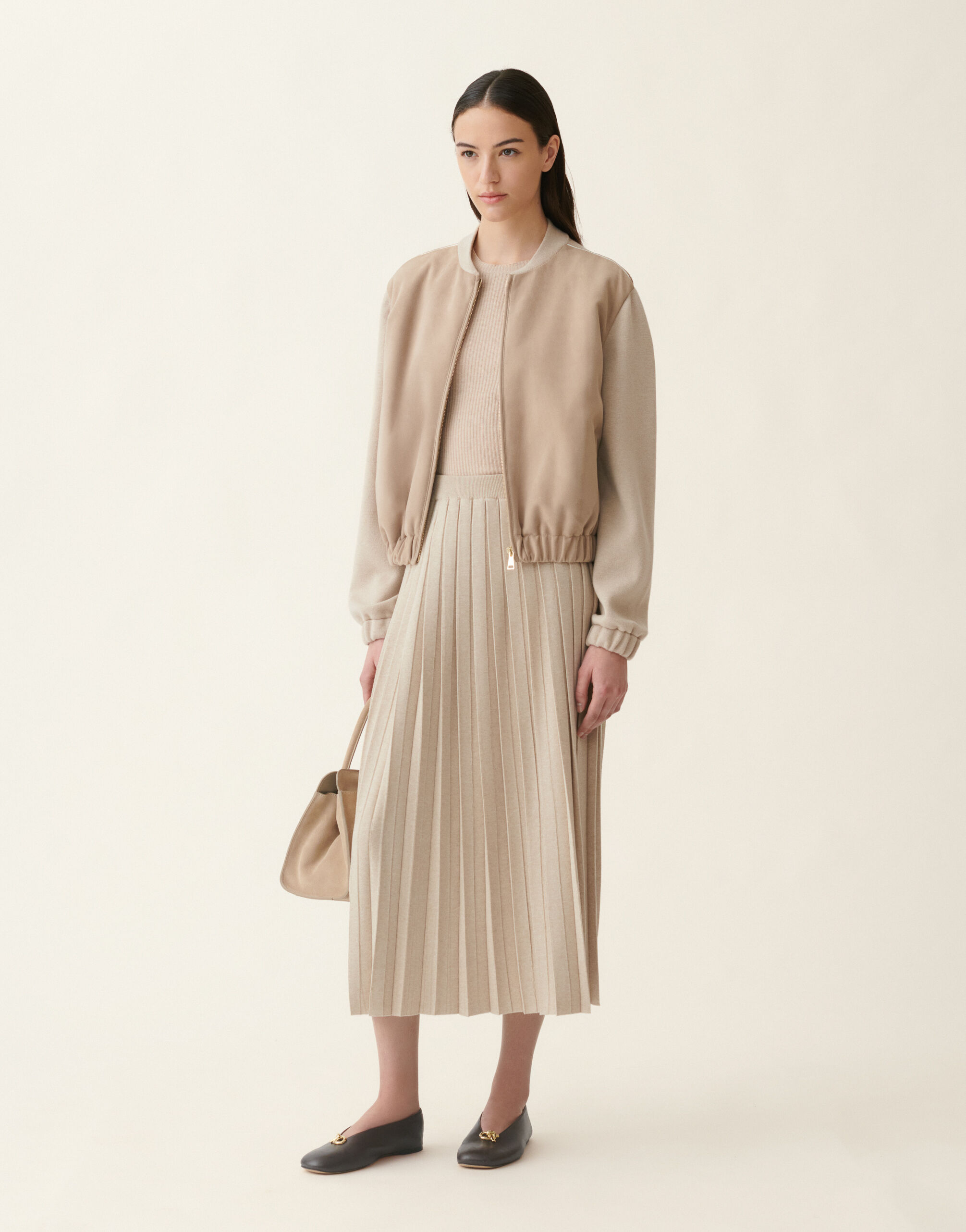 Fabiana Filippi Bomber en daim, cachà Cachà PLD216F225M3590000