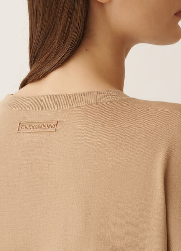 Fabiana Filippi Silk and cotton sweater, maple ACER MAD276F475N8210000