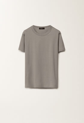 Fabiana Filippi T-Shirt aus Jersey, aschgrau GRAU JED265F278L1890000