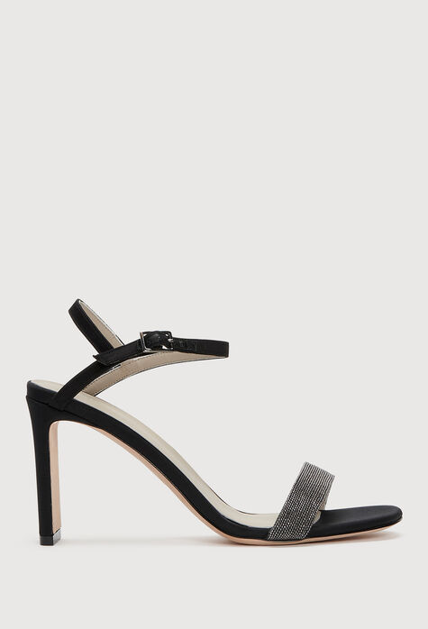 Fabiana Filippi Technical fabric sandals, black ASD274A929H1370000