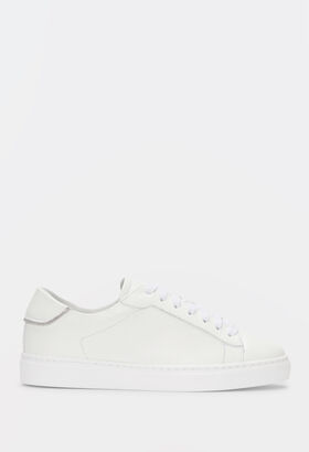Fabiana Filippi Dalila leather sneakers, white BUTTER ASD274A926H1400000