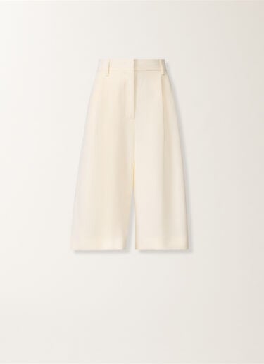 Fabiana Filippi Fluid linen and viscose Bermuda shorts, in a butter hue BUTTER PAD276F794M1500000