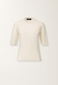 Fabiana Filippi Wool sweater with sequins, white White MAD215F088L5570000