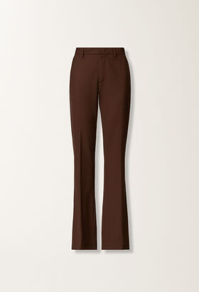 Fabiana Filippi Cool wool trousers, ebony BROWN PAD215F348D6200000