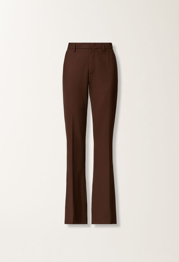 Fabiana Filippi Cool wool trousers, ebony BROWN PAD215F348D6200000