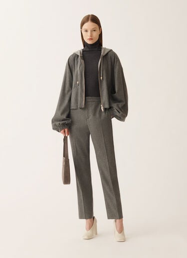 Fabiana Filippi Bomber en flanelle, rock Gris GCD225F555L6750000
