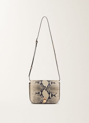 Fabiana Filippi Eclissi python-print calfskin mini messenger bag, putty WHITE BGD265A860L2520000
