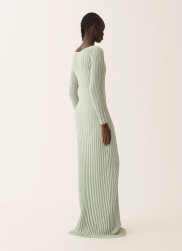 Fabiana Filippi Vestido largo de algodón orgánico, verde Ghirri Verde Ghirri ABD266F164D2900000