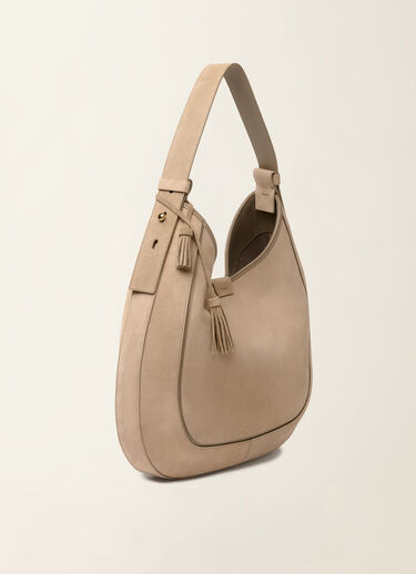 Hobo bag en daim, cachà Fabiana Filippi Hobo bag en daim, cachà Cachà BGD216A803M5340000