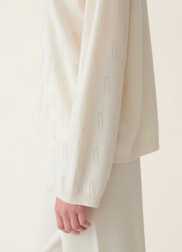 Fabiana Filippi Platinum sweater, raffia Raffia MAD216F395M2810000