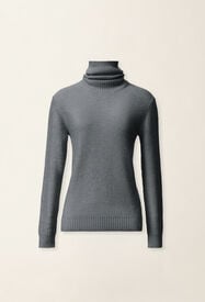 Fabiana Filippi Sequin turtleneck sweater, charcoal Charcoal MAD226F098D2960000