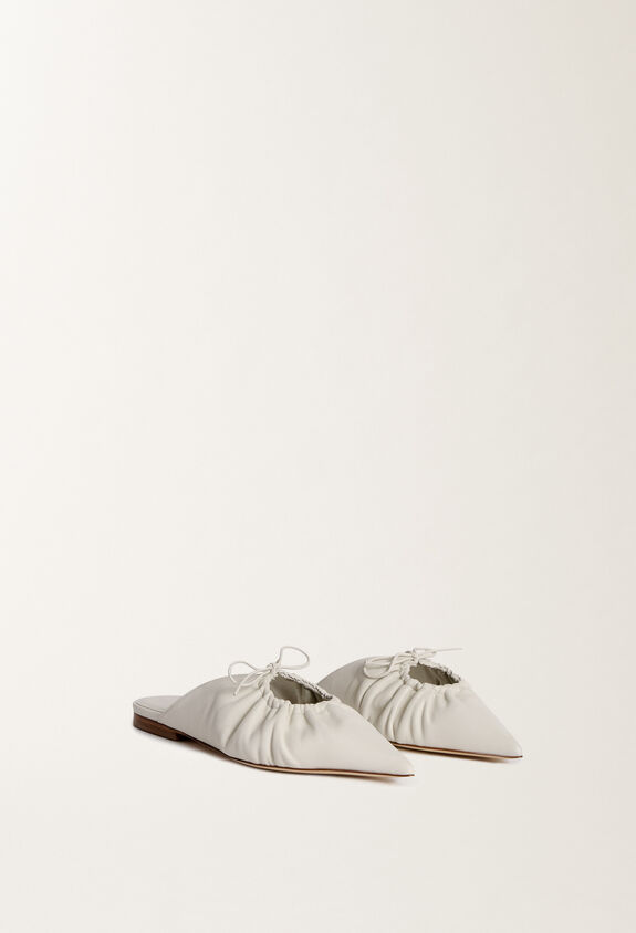Fabiana Filippi Sabots pointus en cuir nappa, beurre BEURRE ASD275A133L2590000
