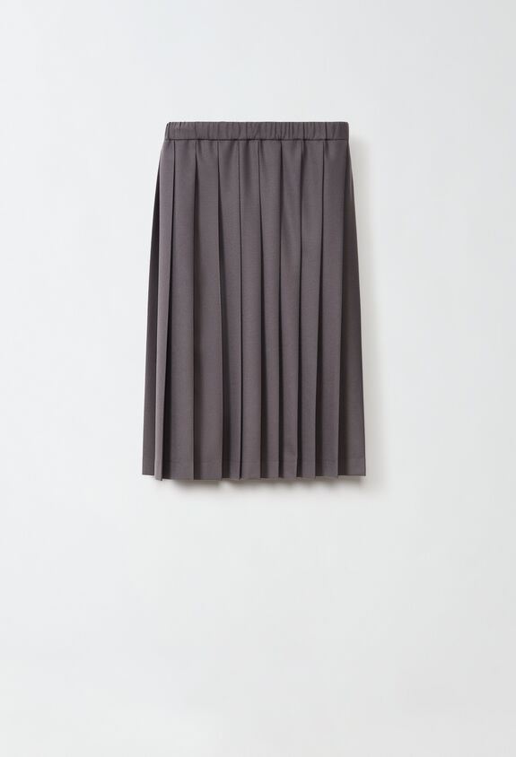Fabiana Filippi Flannel skirt, pepper BROWN GND224F876SK090000