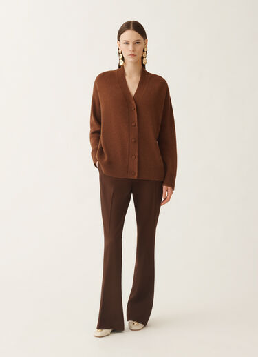 Fabiana Filippi Cardigan aus Kaschmir, Mahagoni Braun MAD215F014N9000000