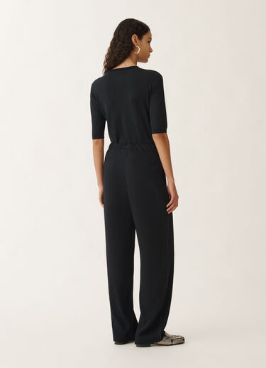Fabiana Filippi Orvieto stretch sablé trousers, midnight blue BLUE PAD275F827L2350000