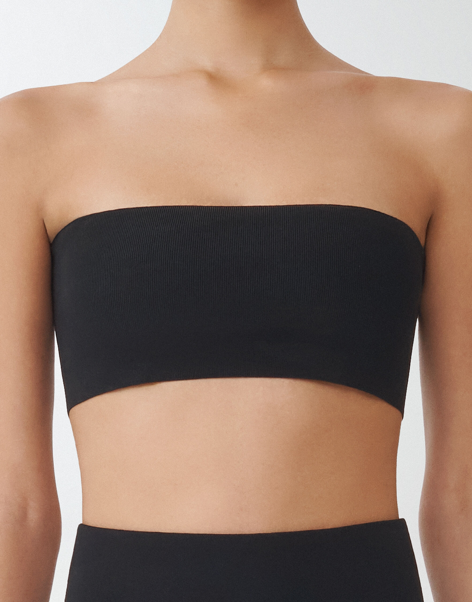 Fabiana Filippi Top aus Viskose, Schwarz Schwarz MAD264F057D6550000