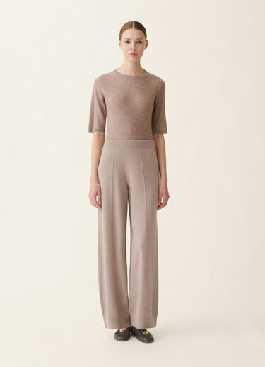 Platinum jogging trousers, mocha Fabiana Filippi Platinum jogging trousers, mocha Mocha PAD216F336M2810000
