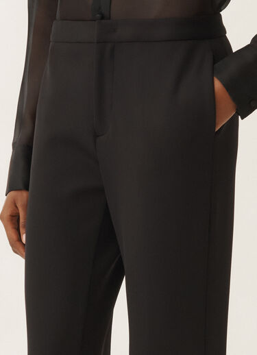 Fabiana Filippi Montefalco scuba trousers, black BLACK PAD265F326D4320000
