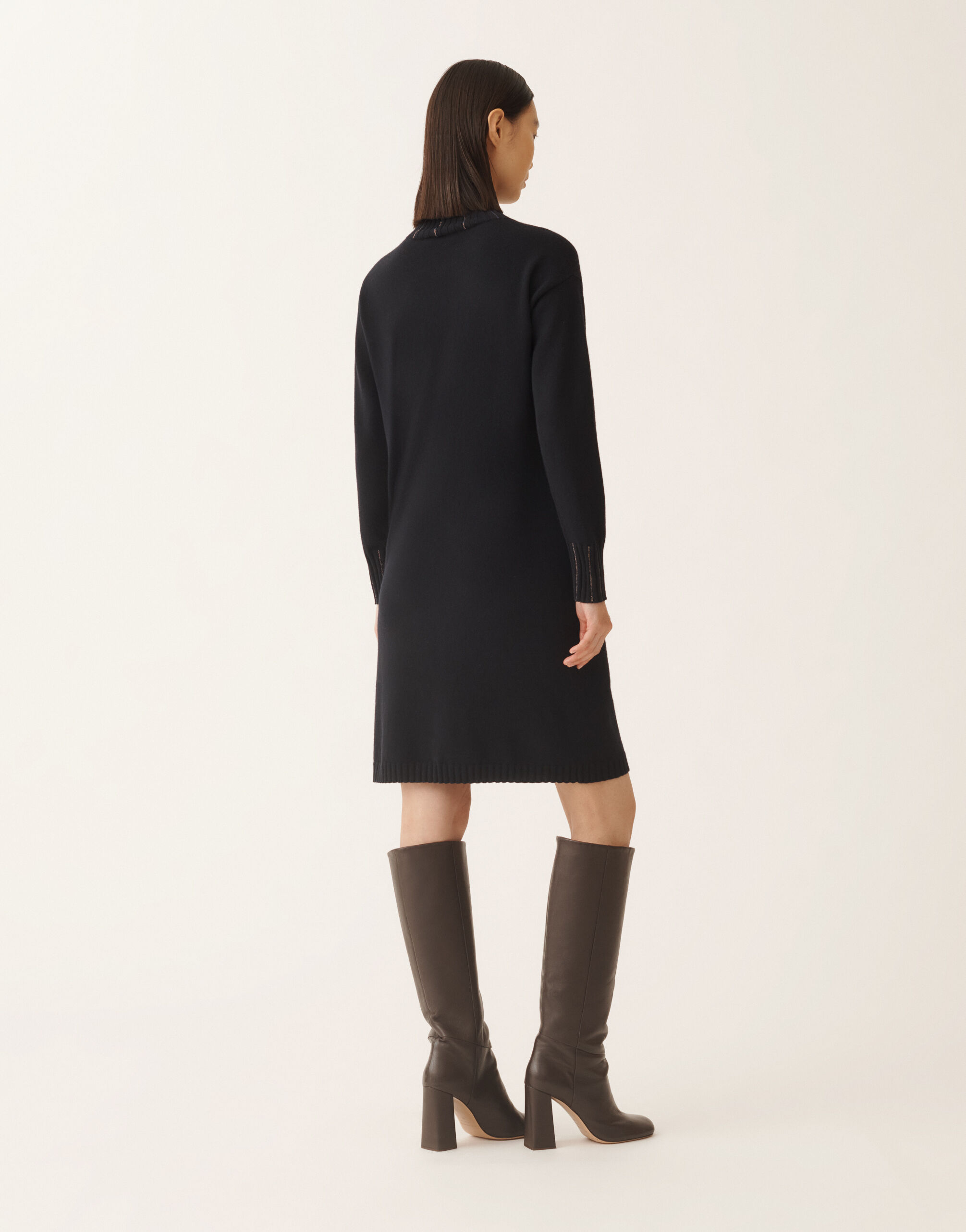 Dress in Platinum, midnight blue for Women | Fabiana Filippi®