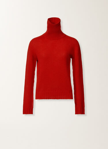 Fabiana Filippi Cashmere turtleneck sweater, lacquer Red MAD225F460N9000000
