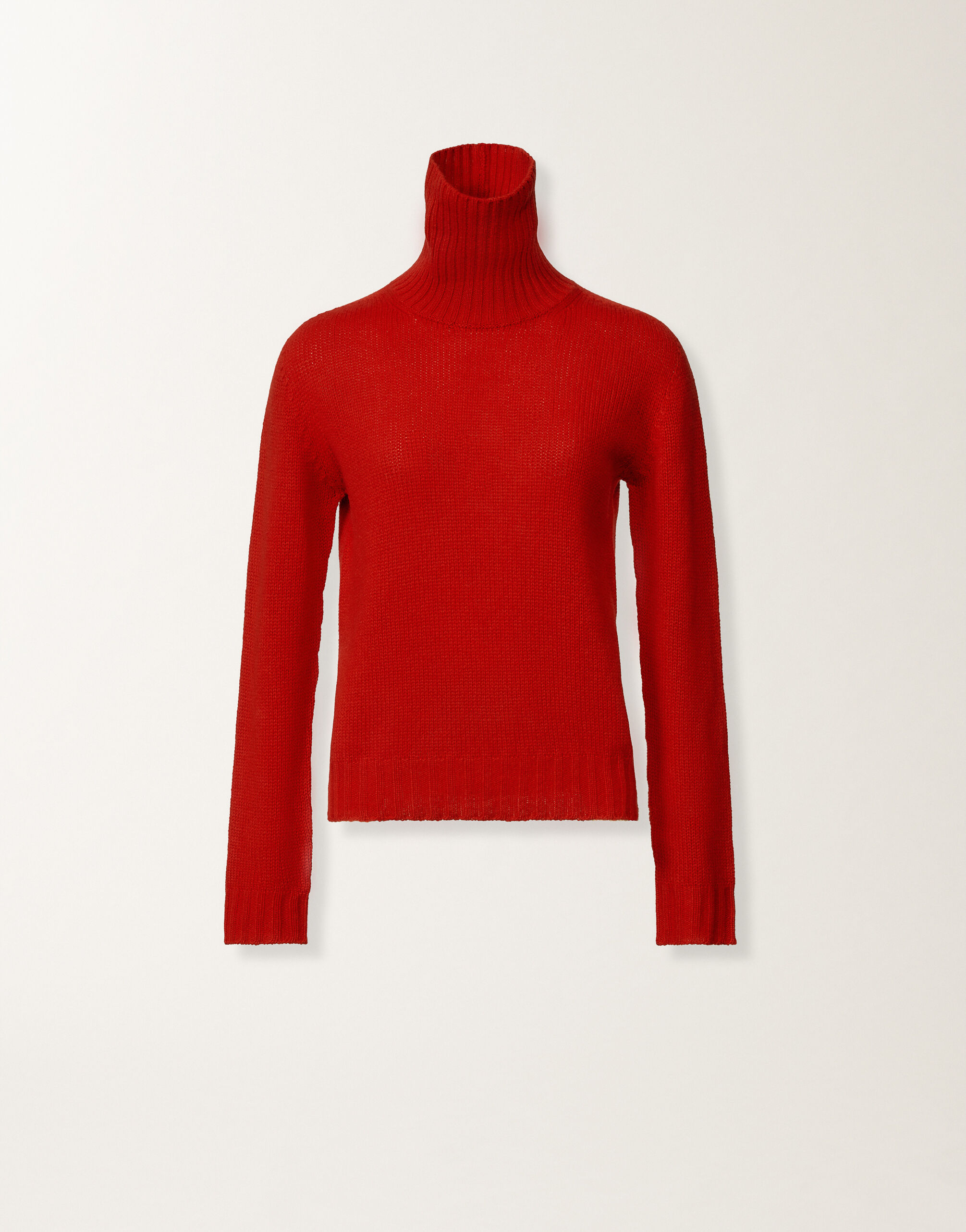 Fabiana Filippi Cashmere turtleneck sweater, lacquer Red MAD225F460N9000000