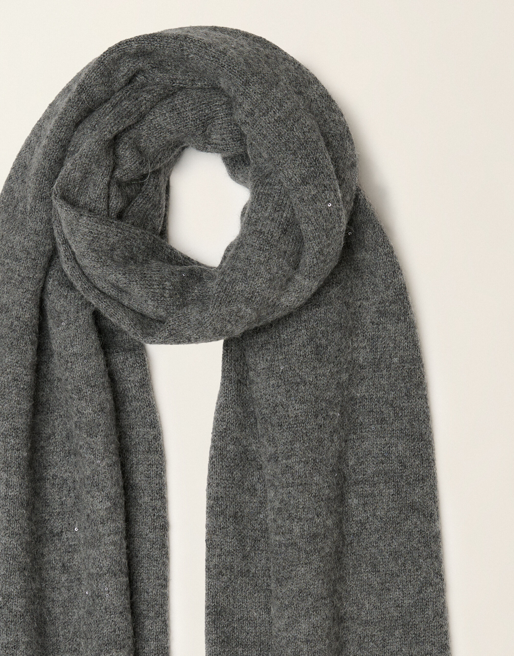 Sequin stole, charcoal Fabiana Filippi Sequin stole, charcoal Charcoal SAD226A949D2960000
