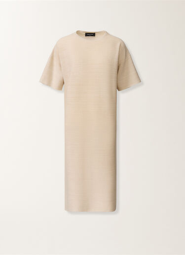 Fabiana Filippi Wool, cotton, and lurex dress, ivory Butter ABD266F178L7660000