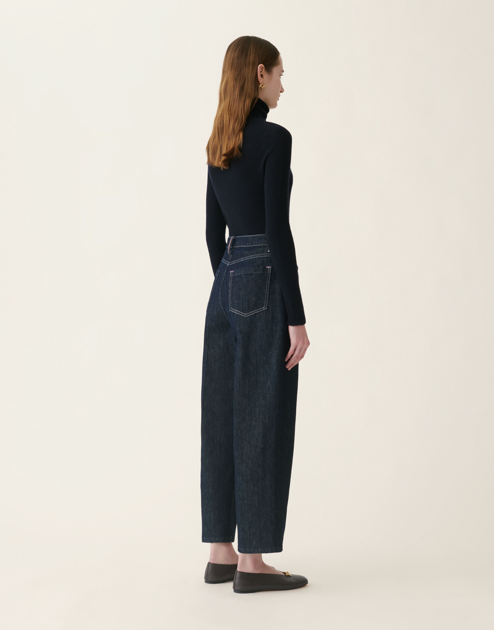 Pantalon denim barrel, bleu adouci Fabiana Filippi Pantalon denim barrel, bleu adouci Bleu adouci PAD216F286M2770000