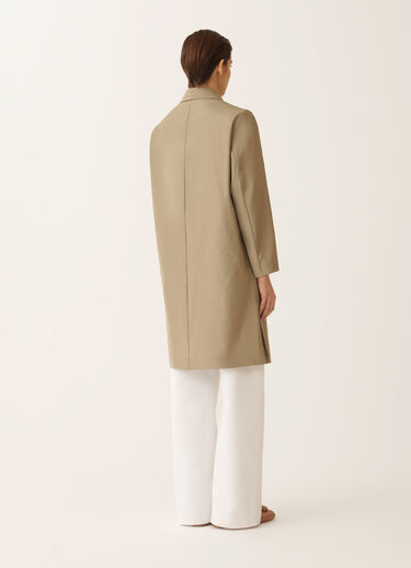 Fabiana Filippi Technical taffeta overcoat, khaki KHAKI CTD276F255M1260000