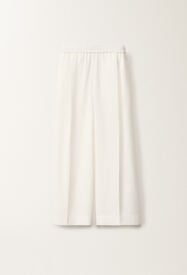 Fabiana Filippi Poplin trousers, optical white WHITE PAD275F386D6140000