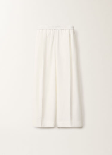 Fabiana Filippi Poplin trousers, optical white WHITE PAD275F386D6140000