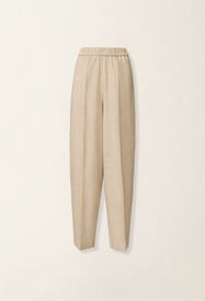 Fabiana Filippi Wide-leg flannel trousers, greige Greige PAD226F336M3780000