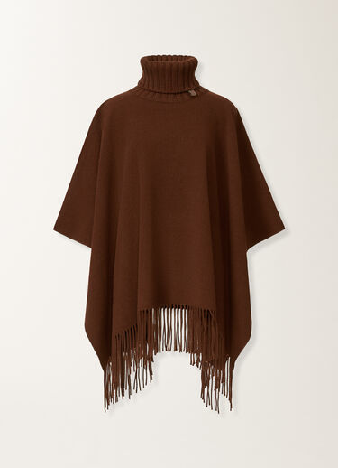 Fabiana Filippi Cape in Platin, Ebenholz Braun SAD215A802L8420000