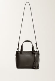 Fabiana Filippi Bolso mediano de piel granulada, negro NEGRO BGD215A861L8040000