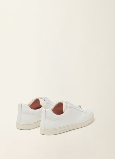 Fabiana Filippi Sneakers en cuir grainé, blanc optique Blanc optique ASD216A846M5040000
