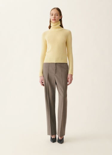 Cashmere turtleneck sweater, vanilla yellow Fabiana Filippi Cashmere turtleneck sweater, vanilla yellow Vanilla yellow MAD226F460N9000000