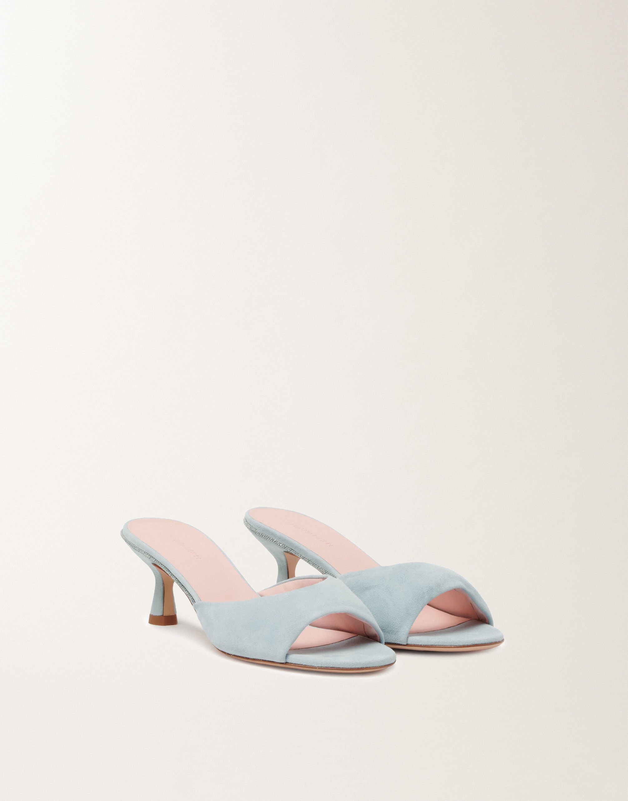 Fabiana Filippi Suede mules, aqua Aqua ASD266A838M0130000