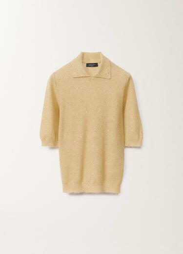 Fabiana Filippi Mohair sweater, gold YELLOW MAD265F083D8170000