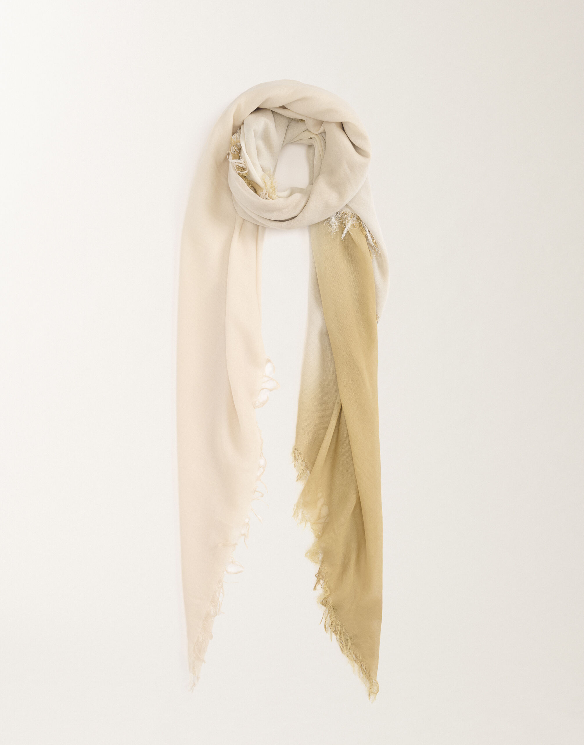 Fabiana Filippi Cotton Blend Fading Print Scarf