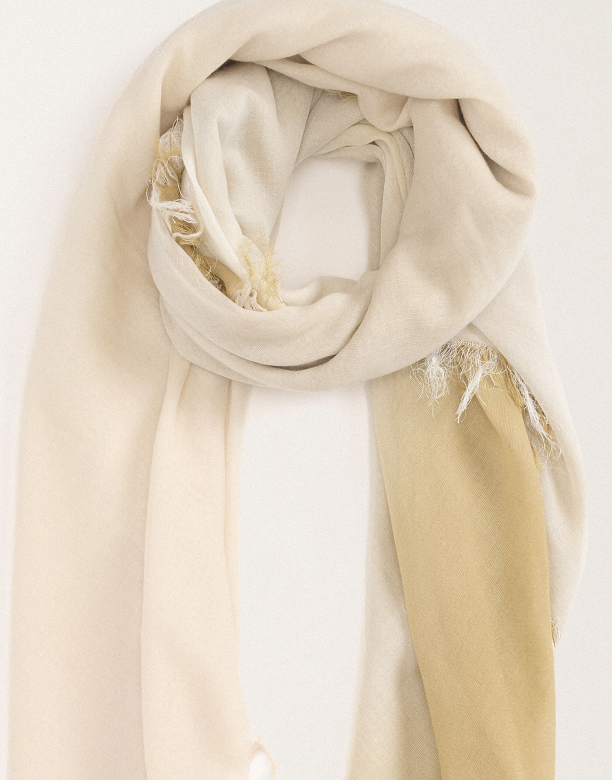 Fabiana Filippi Cotton Blend Fading Print Scarf