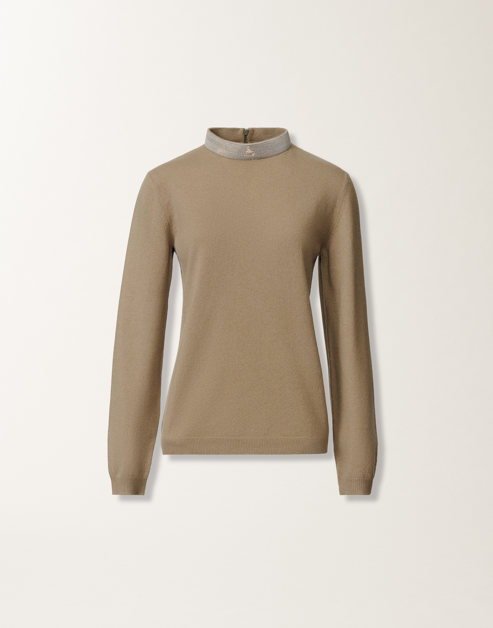 Fabiana Filippi Platinum Sweater In Brown