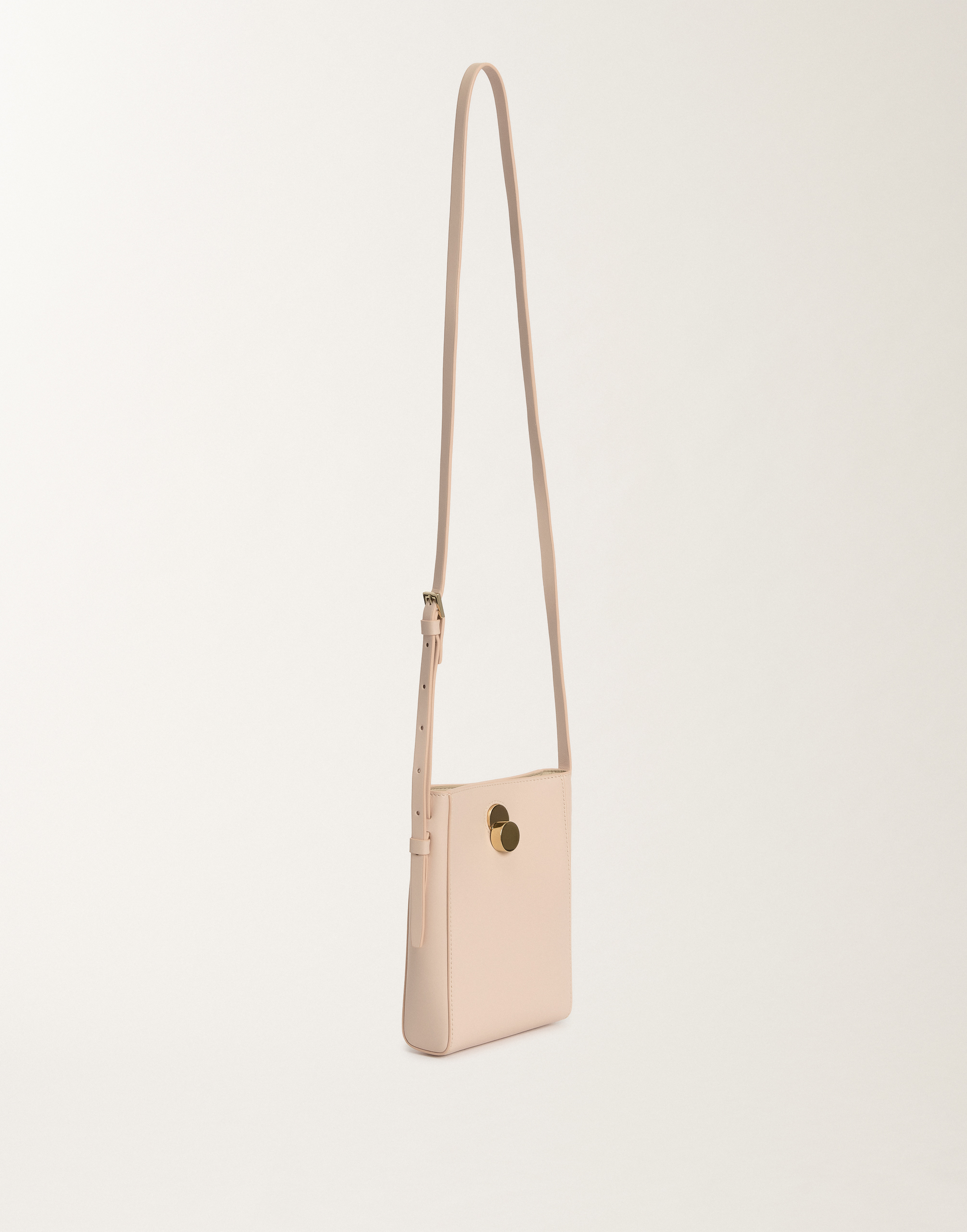 Shop Fabiana Filippi Eclissi Calfskin Mini Bag In Candy