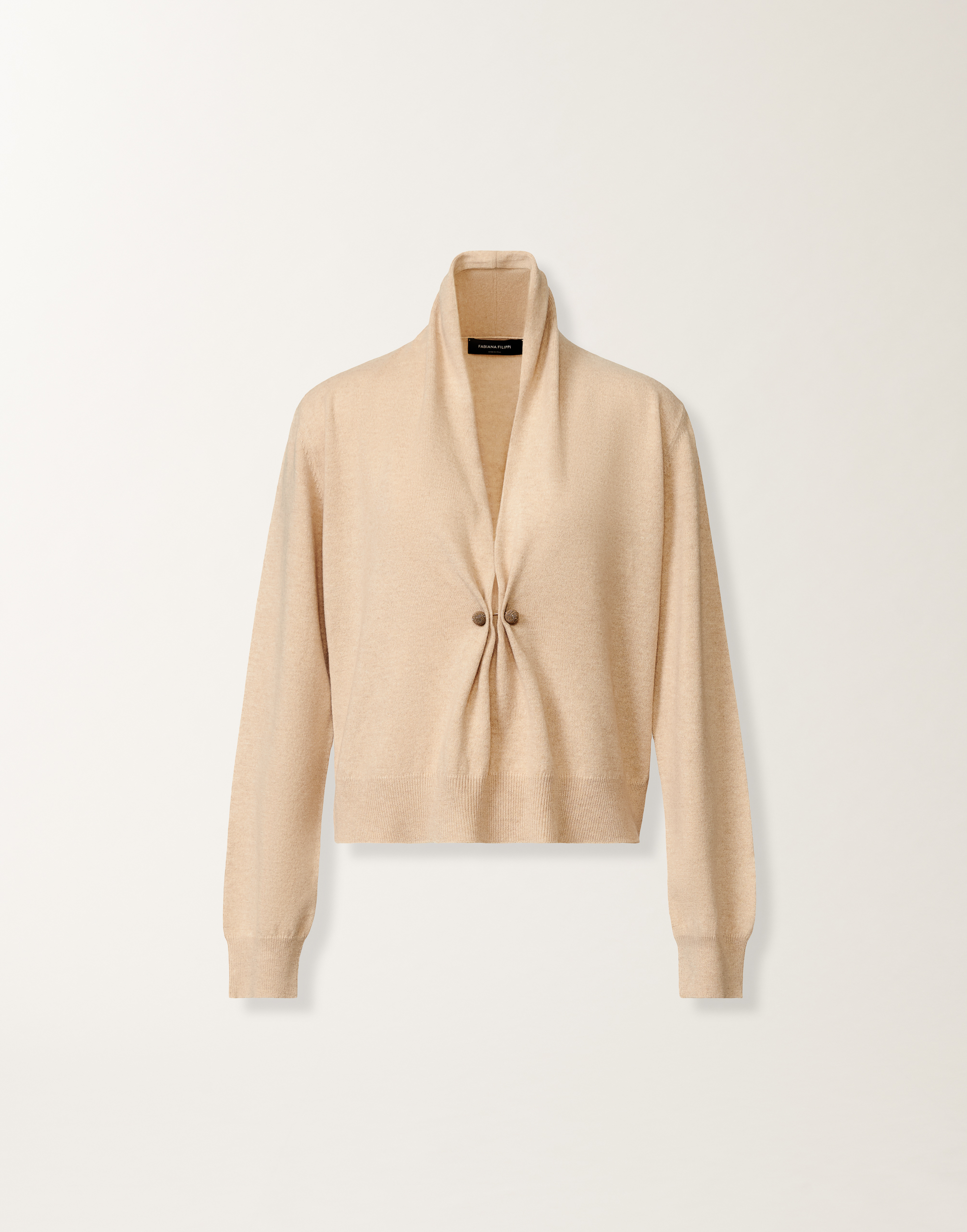 Fabiana Filippi Sweater In Platinum In Sand
