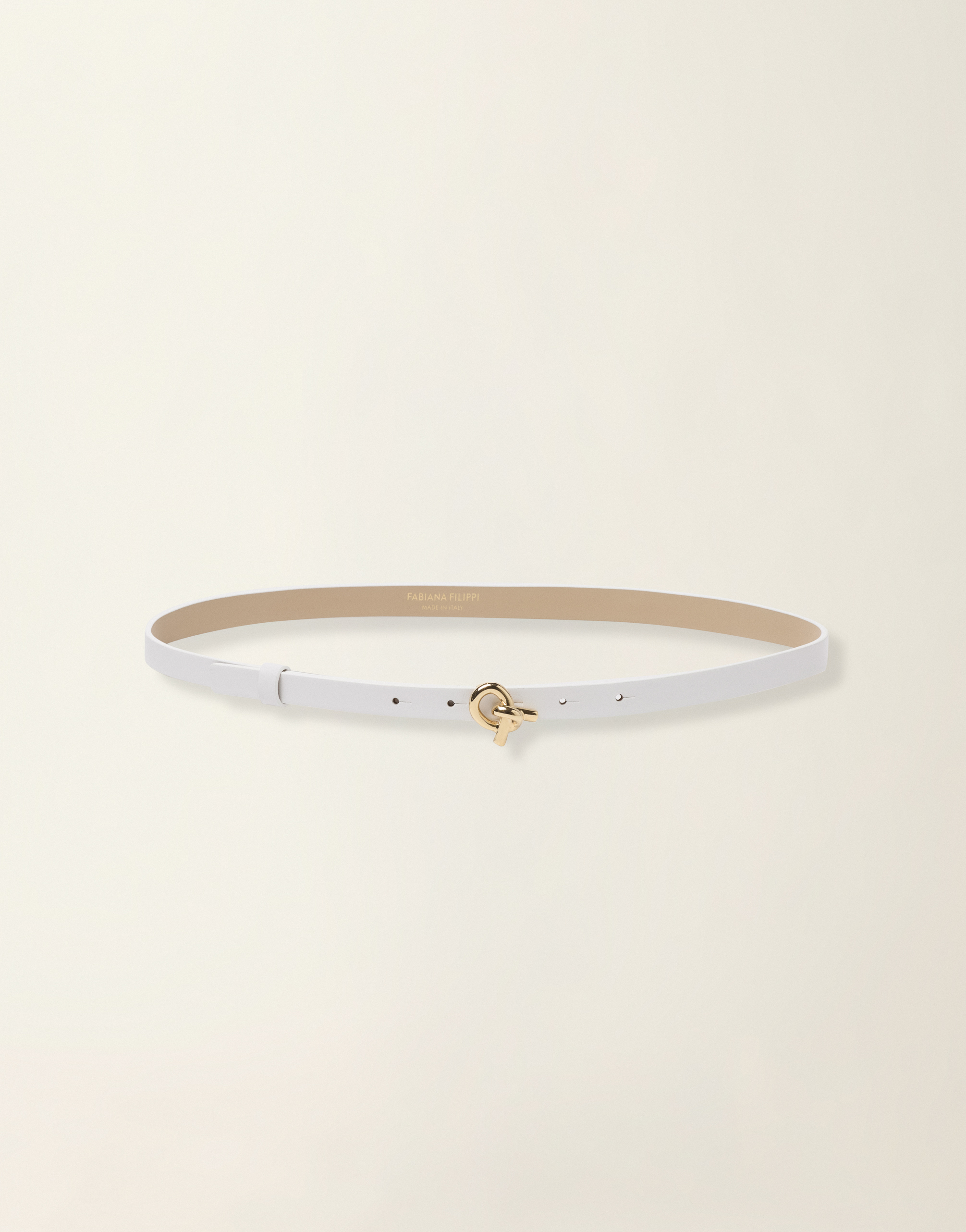 レディースLeather belt, butter ベルト | Fabiana Filippi