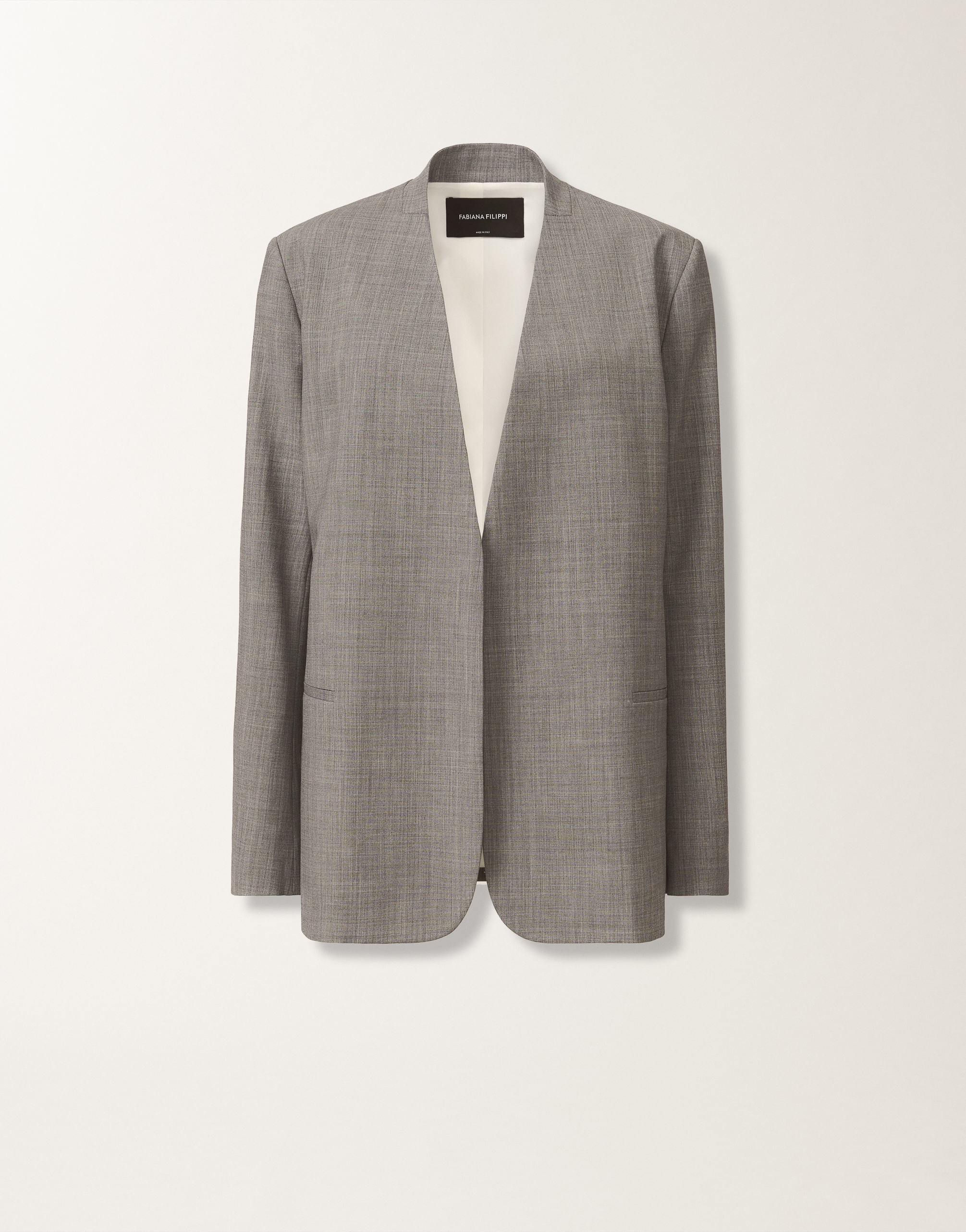 ジャケット・アウター DOUBLE WOOL LONG COAT - GREY IYTR Men's Wool Overcoat Double Breasted Trench Coat Winter