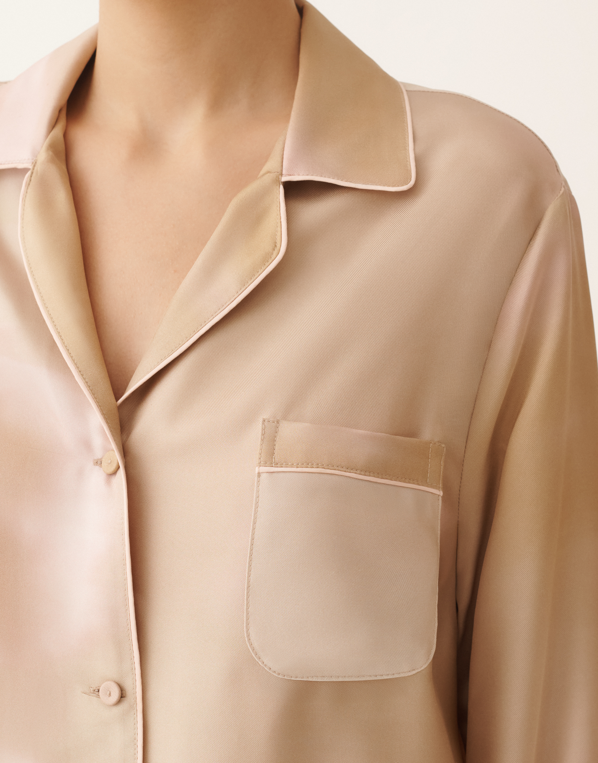 Fabiana Filippi Women Beige Relaxed Abstract Shirt, S Luxury Shirts For Women Darveys In Multi