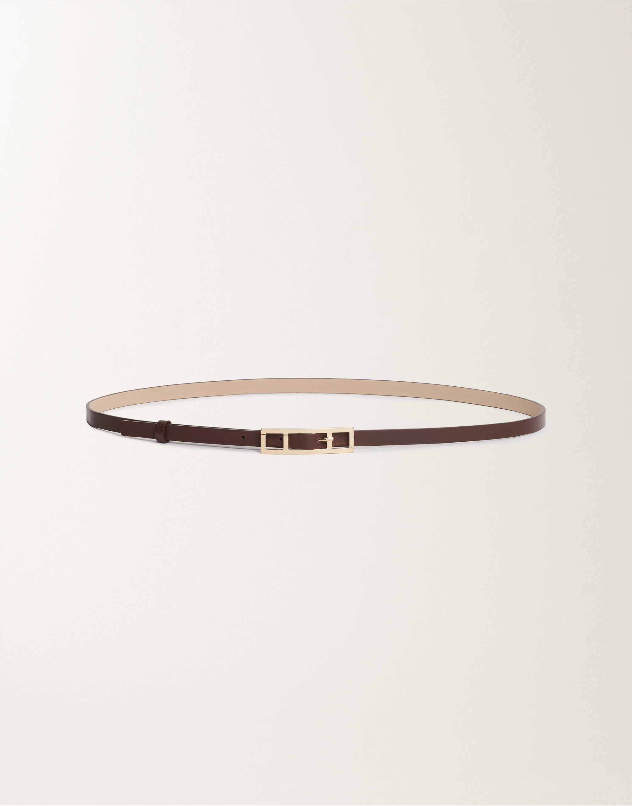 ベルト FABIANA FILIPPI Woman Belt Ebony AAD215A037L803 1269 Calfskin belt, ebony for Women | Fabiana Filippi®